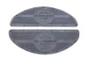 V-Twin - 28-0858 - Black Rubber Footboard Mat Set - Fits 1940-1965 Harley-Davidson FL, 1940-1952 WL, 1940-1947 UL, 1940-1973 G