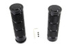 V-Twin - 28-0871 - Black Retro Throttle by Wire Grip Set