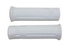 V-Twin - 28-0961 - White Beck Plastic Grip Set - Fits 1915-1935 Harley-Davidson J, 1936-1948 W, EL, 1941-1948 FL