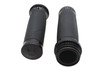 V-Twin - 28-1787 - Caliber Handlebar Grip Set Black - Fits 2008-2022 Harley-Davidson FLT