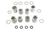 V-Twin - 2886-24 - Cadmium Plated Valve Cover Set