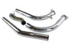 V-Twin - 29-0037 - Shovelhead Upsweep Exhaust Header Set Chrome
