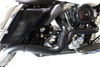V-Twin - 29-0047 - 2 into 1 Exhaust Header Set Black - Fits 2007-2016 Harley-Davidson FLT