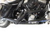 V-Twin - 29-0047 - 2 into 1 Exhaust Header Set Black - Fits 2007-2016 Harley-Davidson FLT