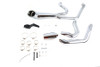 V-Twin - 29-0058 - M8 2:1 Exhaust Header Set Chrome