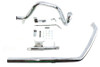 V-Twin - 29-1190 - True Dual Exhaust Pipe System Chrome
