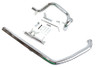 V-Twin - 29-1190 - True Dual Exhaust Pipe System Chrome
