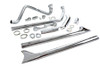 V-Twin - 29-1192 - True Dual Chrome Exhaust System - Fits 1970-1984 Harley-Davidson FL