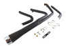 V-Twin - 29-8759 - Wyatt Gatling Holeshot Exhaust Set Black