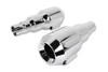 V-Twin - 30-0073 - Grenade Muffler Set Chrome