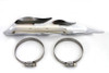 V-Twin - 30-0117 - Exhaust Heat Shield Flame Style