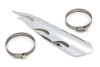V-Twin - 30-0117 - Exhaust Heat Shield Flame Style