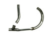 V-Twin - 30-0187 - Raw Exhaust Header Set - Fits 1937-1952 Harley-Davidson WL