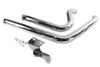 V-Twin - 30-0371 - Exhaust Drag Pipe Set Side Sweep