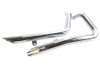 V-Twin - 30-0385 - Exhaust Drag Pipe Set Side Slash Style - Fits 1986-2003 Harley-Davidson XL