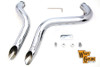 V-Twin - 30-0460 - Wyatt Gatling Down Draft Exhaust Header Set - Fits 1991-2017 Harley-Davidson FXD, 1986-2017 FXST, FLST, 1986-2013 XL (with Forward Controls only.)