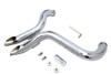 V-Twin - 30-0460 - Wyatt Gatling Down Draft Exhaust Header Set - Fits 1991-2017 Harley-Davidson FXD, 1986-2017 FXST, FLST, 1986-2013 XL (with Forward Controls only.)