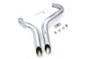 V-Twin - 30-0460 - Wyatt Gatling Down Draft Exhaust Header Set - Fits 1991-2017 Harley-Davidson FXD, 1986-2017 FXST, FLST, 1986-2013 XL (with Forward Controls only.)