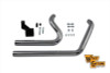 V-Twin - 30-0517 - Wyatt Gatling Drag Exhaust Pipe Set Short Stuff Style