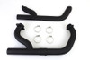 V-Twin - 30-0575 - 2:1 Siamese Exhaust Header Set Black