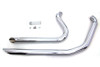 V-Twin - 30-0579 - Wyatt Gatling Exhaust Drag Pipe Set Side Slash Shorty - Fits 1984-2006 Harley-Davidson FXST