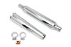 V-Twin - 30-0584 - Chrome Muffler with Megaphone Tip - Fits 1958-1984 Harley-Davidson FL