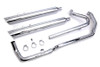V-Twin - 30-0621 - Touring Crossover Exhaust Header System Chrome - Fits 2009 Harley-Davidson FLT