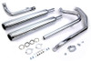 V-Twin - 30-0631 - Touring Crossover Exhaust Header System Chrome - Fits 2010-2016 Harley-Davidson FLT