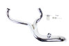 V-Twin - 30-0678 - FXD 2:1 Lake Side Pipe Exhaust Chrome - Fits 2006-2017 Harley-Davidson FXD