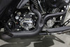 V-Twin - 30-0679 - FXD 2:1 Lake Side Pipe Exhaust Black - Fits 2006-2017 Harley-Davidson FXD