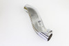 V-Twin - 30-0680 - Flat  inchSquash inch Pipe with Tab Chrome - Fits 1936-1953 Harley-Davidson EL, 1941-1964 FL