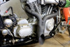 V-Twin - 30-0777 - Wyatt Gatling  inchY inch Exhaust Pipe Header Black
