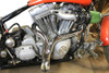 V-Twin - 30-0778 - Wyatt Gatling  inchY inch Exhaust Pipe Header Chrome