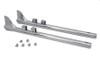 V-Twin - 30-0805 - 33 inch Bronx Straight Tail Set Chrome - Fits 1995-2016 Harley-Davidson FLT