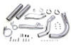 V-Twin - 30-0819 - Chrome Panhead Exhaust Header Kit - Fits 1948-1957 Harley-Davidson FL