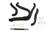 V-Twin - 30-0838 - Black Wyatt Gatling 2 into 1 Exhaust Pipe Header Kit