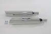 V-Twin - 30-0985 - Side Slash Style Slip-On Muffler Set
