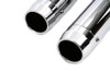 V-Twin - 30-1281 - Chrome Slip On Muffler Set With Chrome Tips - Fits 2007-2017 Harley-Davidson FXST