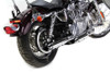 V-Twin - 30-1611 - Chrome Highlighted Revolver Tip Muffler Set - Fits 2014-2017 Harley-Davidson XL