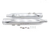 V-Twin - 30-1905 - Wyatt Gatling Muffler Set Chrome with Chrome Slot Tips