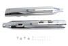 V-Twin - 30-1907 - Wyatt Gatling Muffler Set Chrome with Chrome Slash Up Tips
