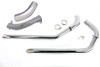 V-Twin - 30-3006 - Wyatt Gatling Exhaust Drag Pipe Set Slash Cut Ends - Fits 1957-1978 Harley-Davidson XL, 1980-1985 XL