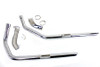V-Twin - 30-3006 - Wyatt Gatling Exhaust Drag Pipe Set Slash Cut Ends - Fits 1957-1978 Harley-Davidson XL, 1980-1985 XL