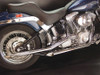 V-Twin - 30-3015 - Exhaust Drag Pipe Set Slash Cut Ends - Fits 1986-2006 Harley-Davidson FXST