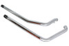 V-Twin - 30-3056 - Exhaust Drag Pipe Set with Short Black Slash Tips