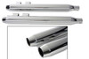 V-Twin - 30-3184 - Muffler Set With Chrome Short Tapered End Tips - Fits 1995-2016 Harley-Davidson FLT