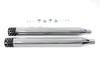 V-Twin - 30-3382 - Muffler Set with Black Shooter Style Ends - Fits 1995-2016 Harley-Davidson FLT