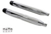 V-Twin - 30-3392 - Muffler Set with Black Hollow Point End Tips - Fits 1995-2016 Harley-Davidson FLT