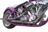 V-Twin - 30-3399 - Drag Pipe Set Slash Cut End with Long Black Tips - Fits 1986-2006 Harley-Davidson FXST