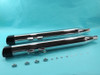 V-Twin - 30-4094 - Chrome Muffler Set with Slash Cut End Tips